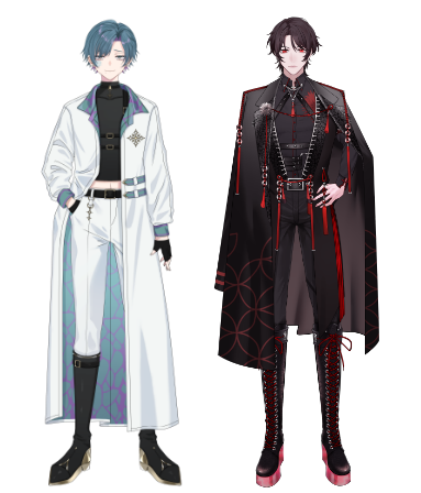 ENs_Vtuber's tweet photo. 社不’sの姉妹事務所として、本日からEN’sが始動します

記念すべき１期生はこの二人です

十々世 龍海　@totose_tatsumi 
煌我 アキト　@akito_kouga 

今後の続報と二人のX,youtubeの登録お願いします https://t.co/0rWEO3lkmw