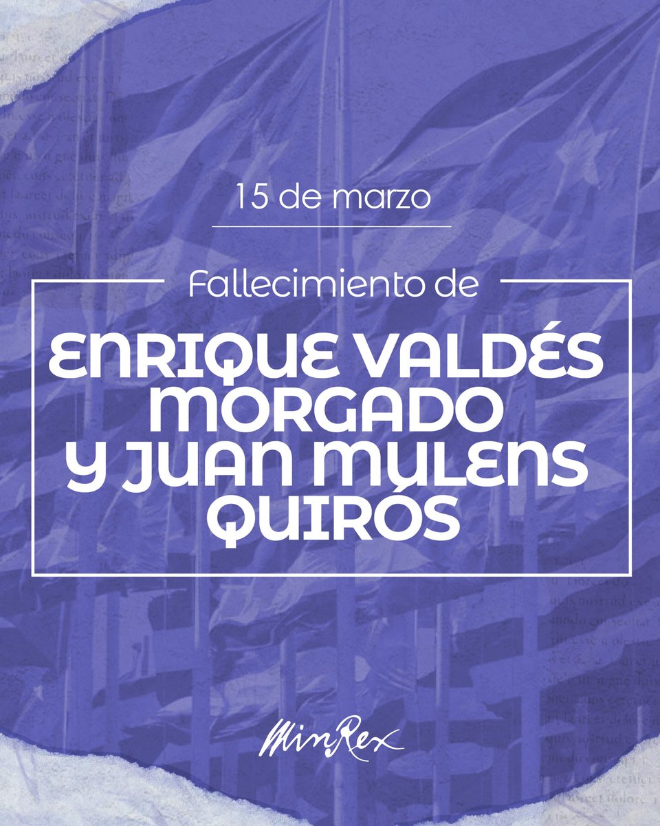 Hace 63 años fallecieron, víctimas de un atentado al avión en el que viajaban, los correos diplomáticos de #Cuba Enrique Valdés Morgado y Juan Mulens Quirós.
#AnapCuba
#CautoCristo
