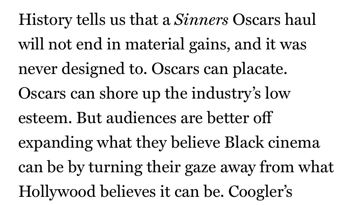 mayascade's tweet photo. what will it mean if “sinners” (2025) wins best picture at tonight’s oscars? 

angelica jade bastién and i answer the question of the moment for @vulture. 

https://t.co/dD68a0MAn8 https://t.co/dvkrW8bneM
