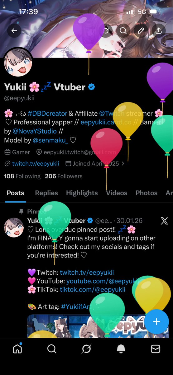 Yukii 🌸💤 ​Vtuber tweet media