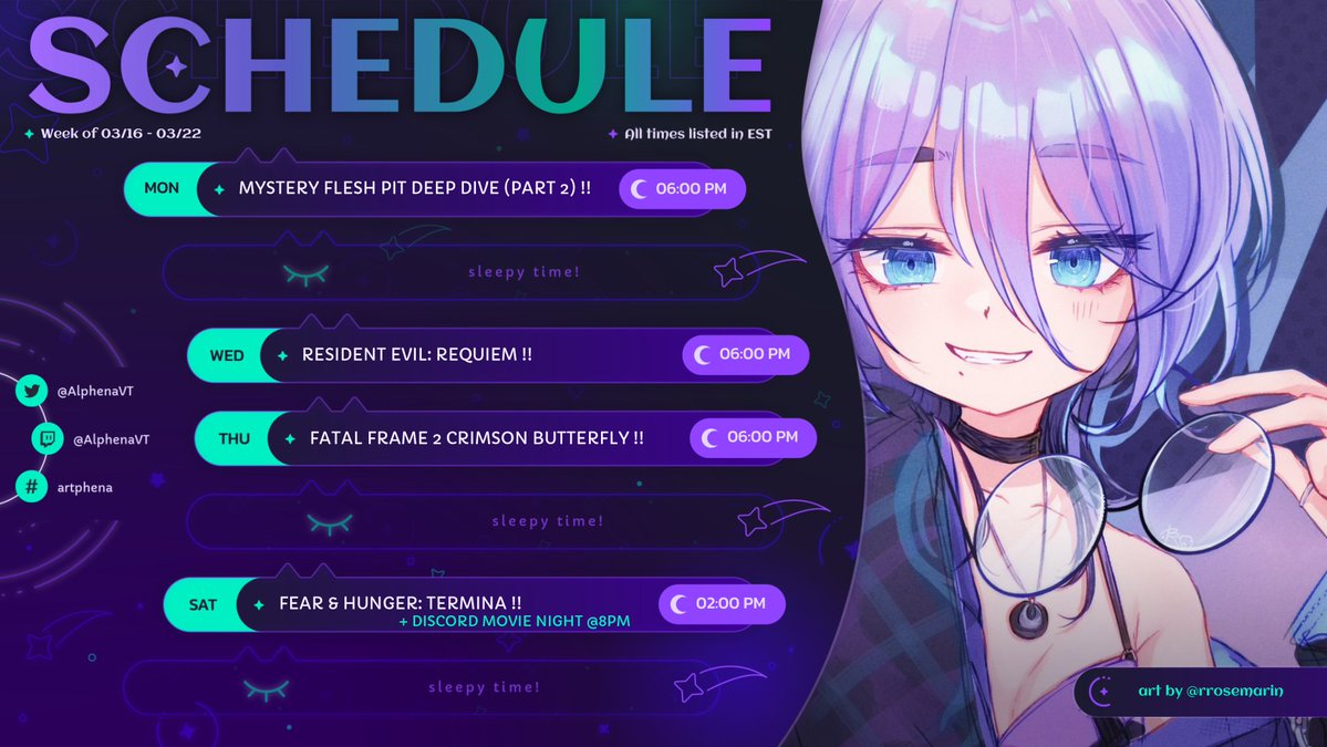 Alphena 🌌 Horror VTuber tweet media