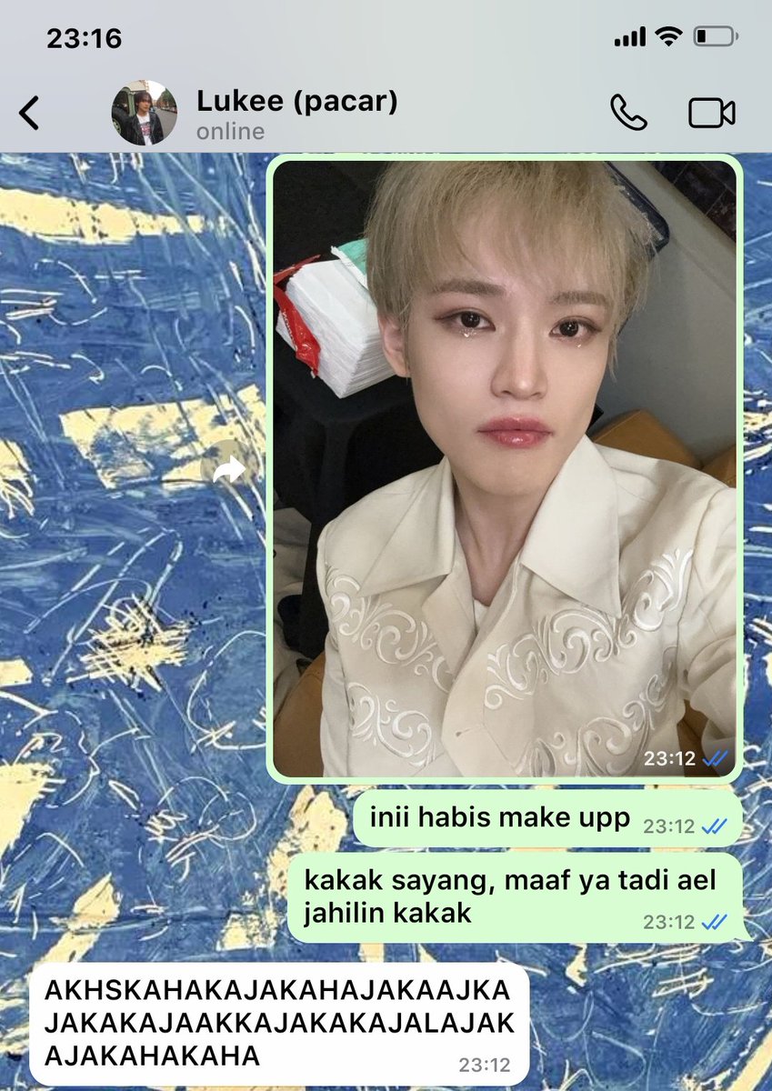 hyuckle tri twit au, from lukael universe 

───── kakakkk, maaf yaa?