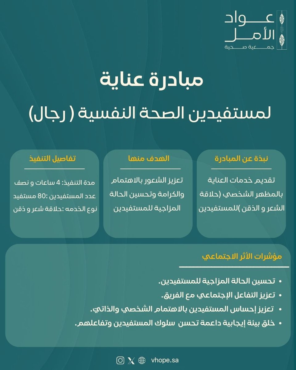 جمعية عواد الأمل الصحية tweet media