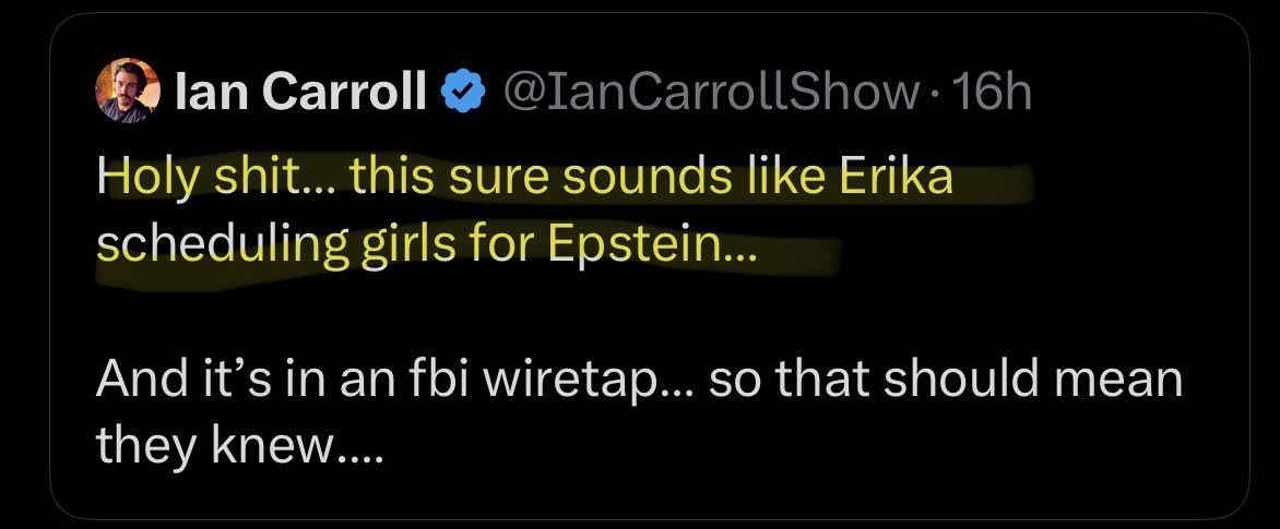 Clandestine tweet media