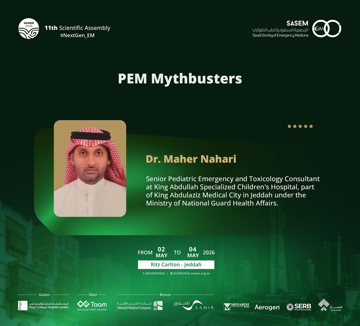 The 11th SASEM Scientific Assembly - SASEM2026 tweet media