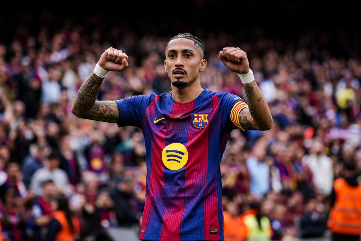 4KMHQ's tweet image. Raphinha #BarçaSevilla