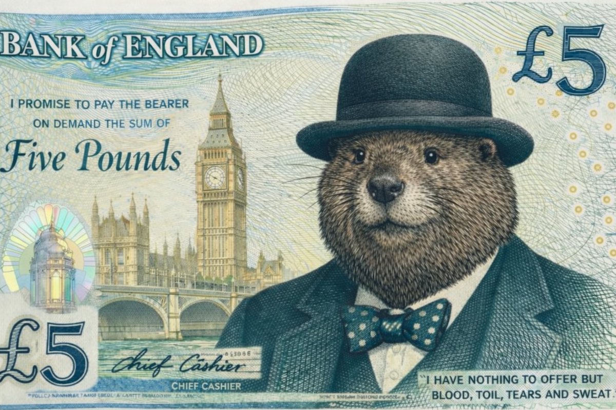 andylancelot's tweet image. Compromise?

#WinstonChurchill #Beaver #FivePoundNote
#Money 💰🦫