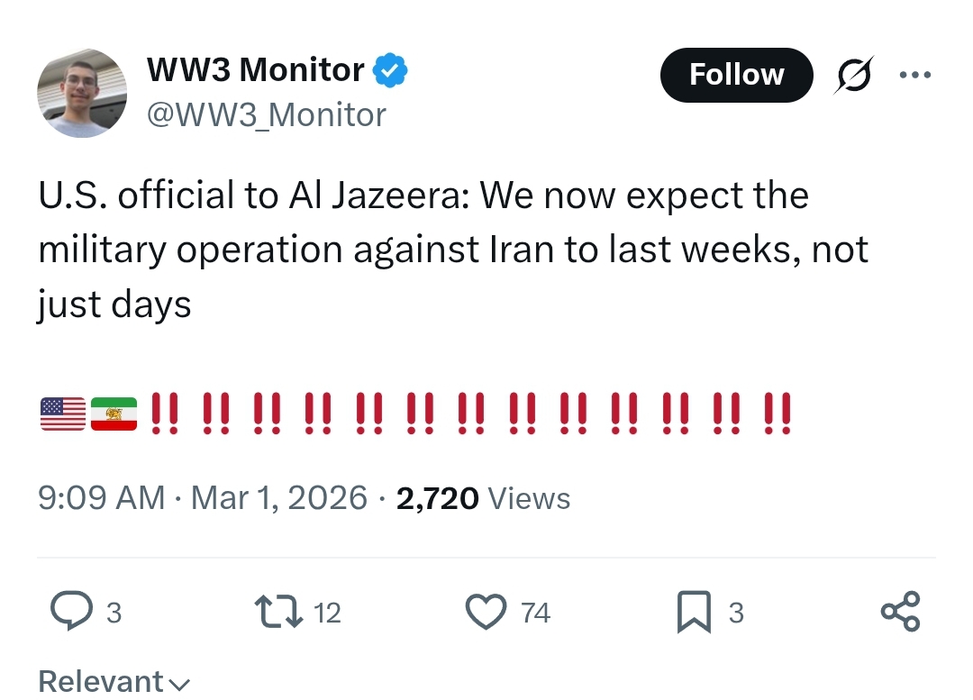 <a href="/Currentreport1/">Current Report</a> If the war's going to last 3-4 weeks,
why would France sail all the way over to the gulf just to head home?🤔