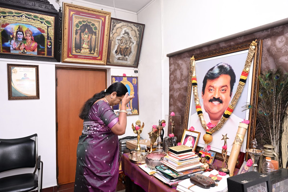 Premallatha Vijayakant tweet media