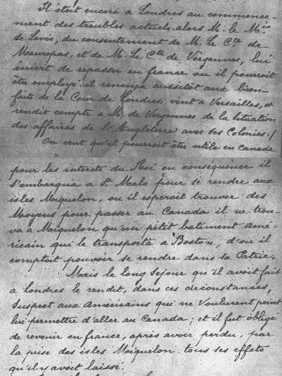 Bien avant Louis Joseph Papineau : Michel Chartier de Lotbinière.
#canada #france indépendance #américaine