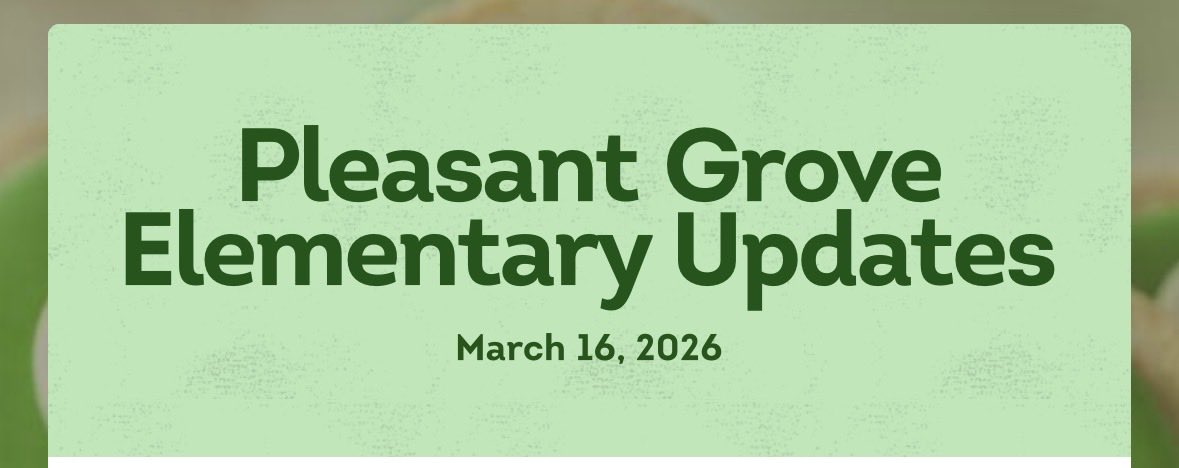 Pleasant Grove Elementary School tweet media
