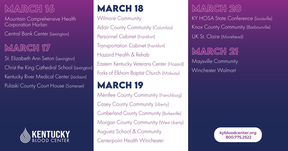 KY Blood Center tweet media