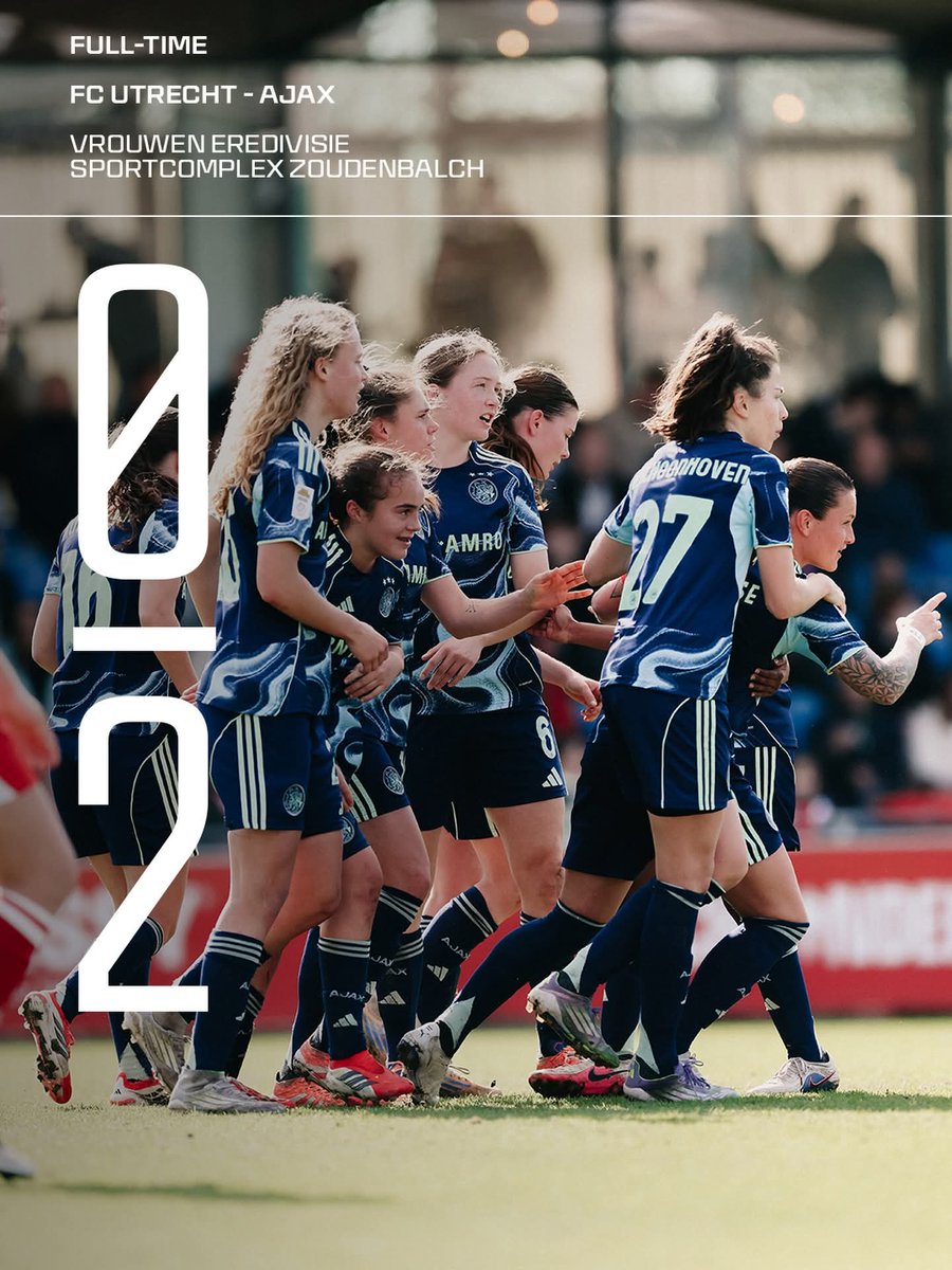 AjaxNewsZone's tweet photo. 👏🏼 Ajax Vrouwen maakte het zichzelf onnodig moeilijk door veel kansen te missen, maar uiteindelijk werd er vandaag toch gewonnen van FC Utrecht! 

#utraja #AjaxVrouwen https://t.co/f0PaAow6rZ