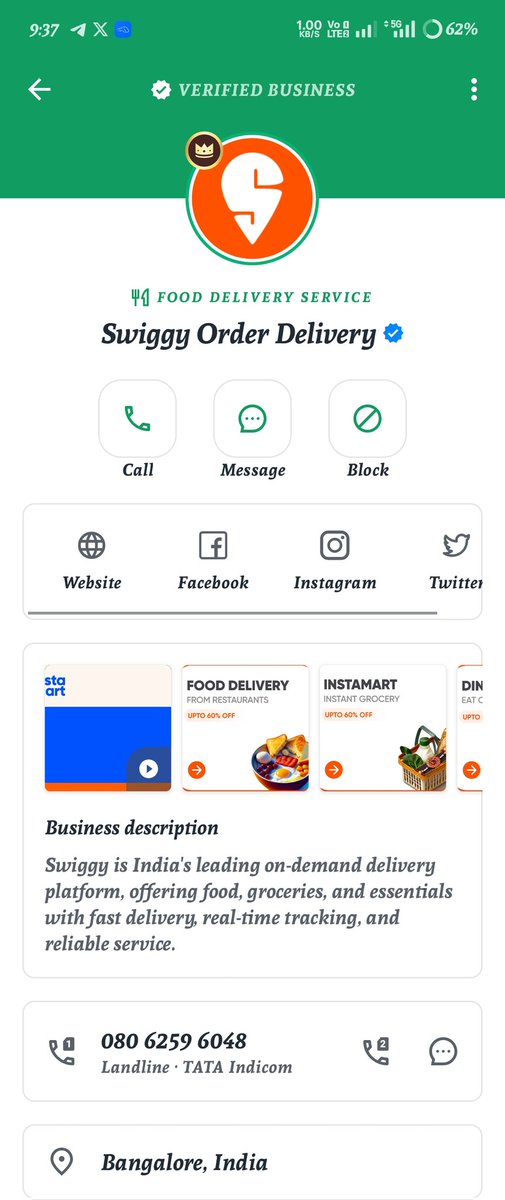 BharatPurnea's tweet photo. #SWIGGY इतना बड़ा fraud है कि बोलो ही मत, मैंने एक खाना ऑडर किया, 06:58 PM में जो की कैश ऑन डिलीवरी नहीं था तो मैंने ऑनलाइन पेमेंट किया, लेकिन खाना मुझे अभी तक नहीं मिला,ODER का TIME था देने का 08:59 PM लेकिन मुझे नहीं मिला।🥹🥹 @Swiggy @swiggyfood @narendramodi @myogiadityanath https://t.co/9XWFNCQjIh