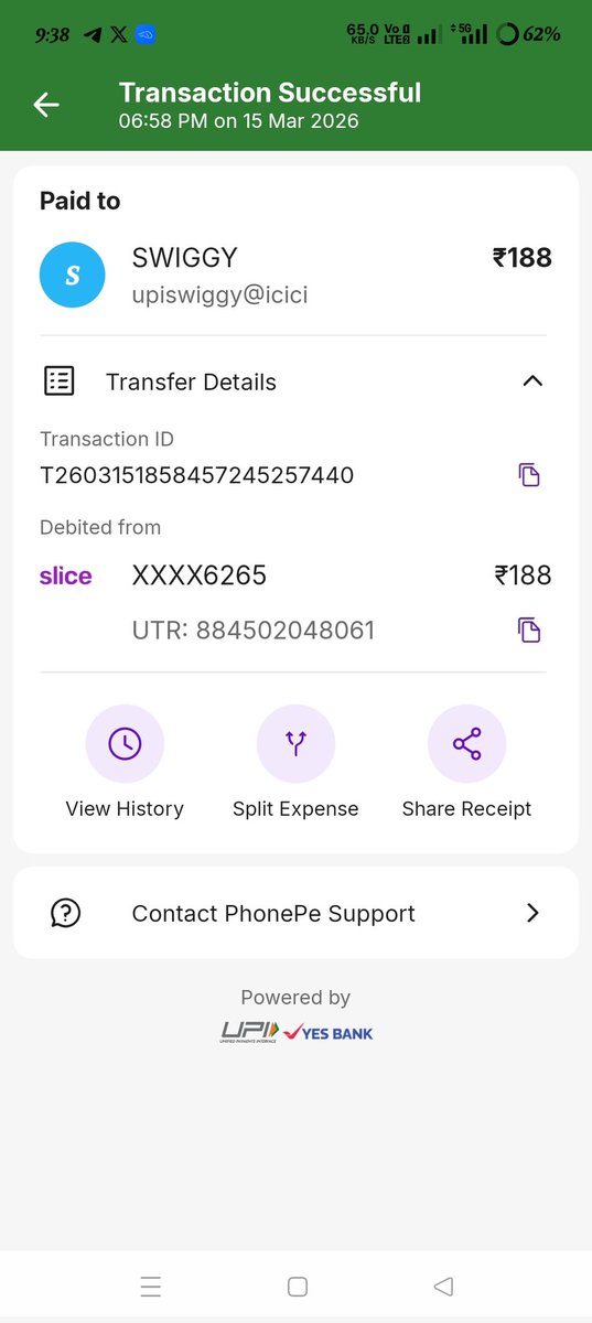 BharatPurnea's tweet photo. #SWIGGY इतना बड़ा fraud है कि बोलो ही मत, मैंने एक खाना ऑडर किया, 06:58 PM में जो की कैश ऑन डिलीवरी नहीं था तो मैंने ऑनलाइन पेमेंट किया, लेकिन खाना मुझे अभी तक नहीं मिला,ODER का TIME था देने का 08:59 PM लेकिन मुझे नहीं मिला।🥹🥹 @Swiggy @swiggyfood @narendramodi @myogiadityanath https://t.co/9XWFNCQjIh