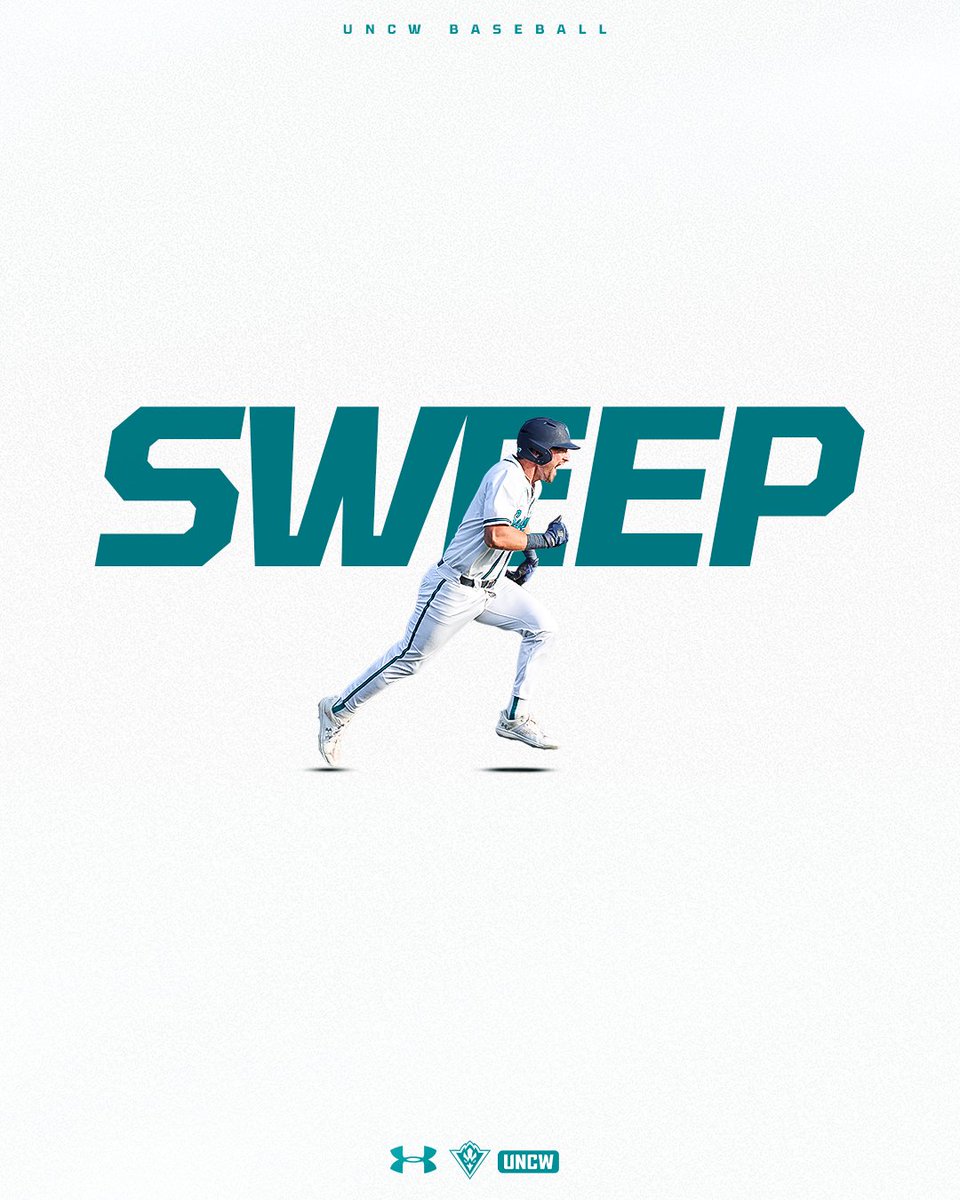UNCWBaseball's tweet photo. 🧹🧹

#SeahawkBaseball https://t.co/GH6tpu7FIw