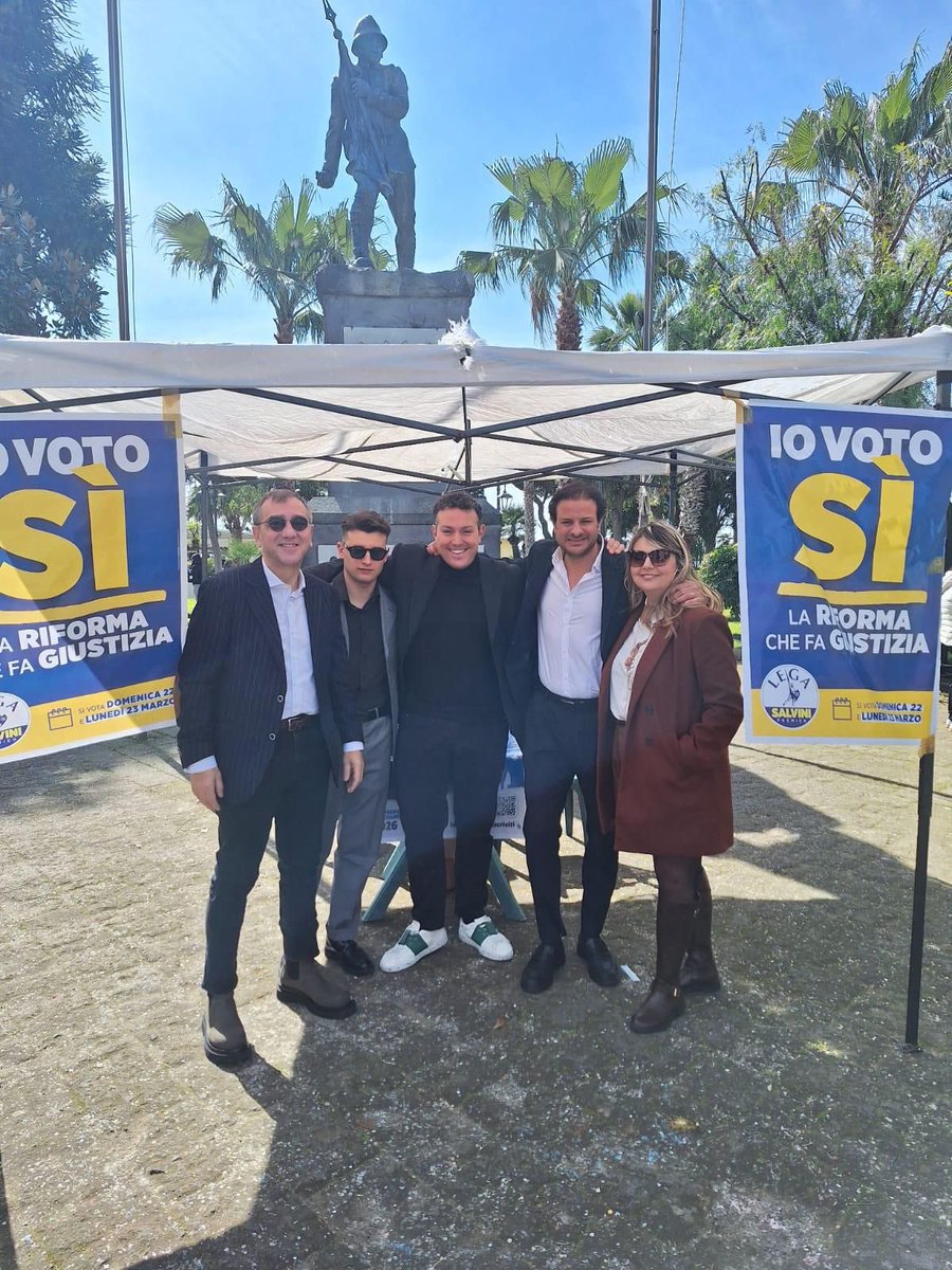 Anche oggi a Napoli, nella sua provincia e in tutta la Campania, la Lega incontra i cittadini per spiegare le ragioni del Sì. 

Non una scelta politica, ma di buon senso. Con un unico obiettivo: garantire agli italiani una giustizia più giusta.