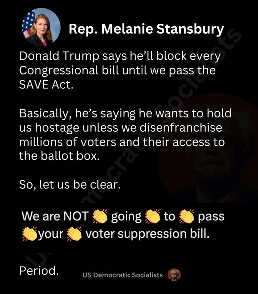 We are better off if he does nothing anyway.