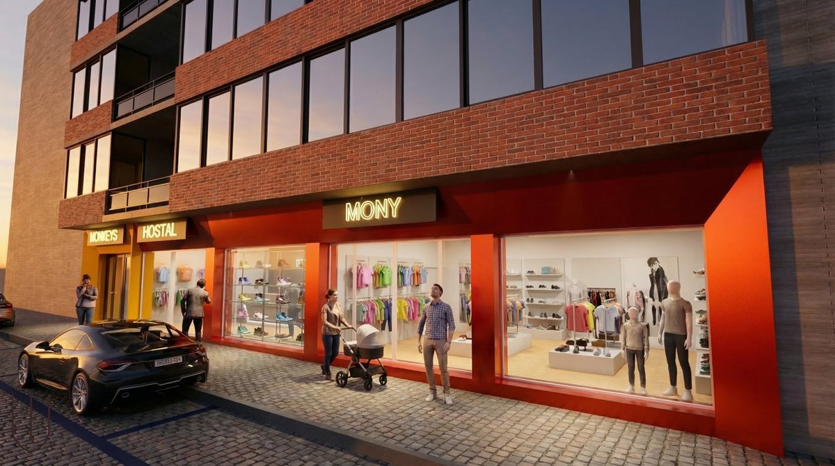 MEISON_1's tweet photo. Identidad, color y texturas a nivel de calle . Nueva propuesta de fachada comercial por MAZON Arquitectura + territorio. Un diseño donde el contraste entre la fachaleta de piedra, el ladrillo visto y las líneas contemporaneas en Alucobond crean un recorrido visual irresistible. https://t.co/UZJqLksax3