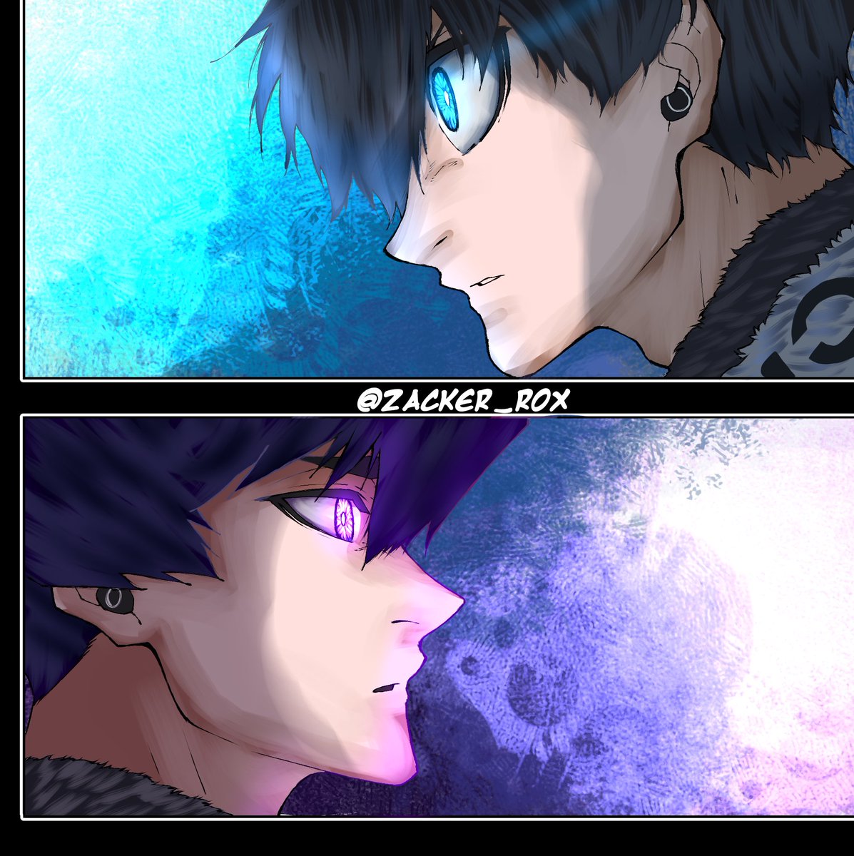 zackerroxy's tweet photo. Karasu vs isagi
#BLUELOCK #bluelock340 #mangacoloring #bllk340 #BL340 #ibispaint https://t.co/IpnM22dPZ9