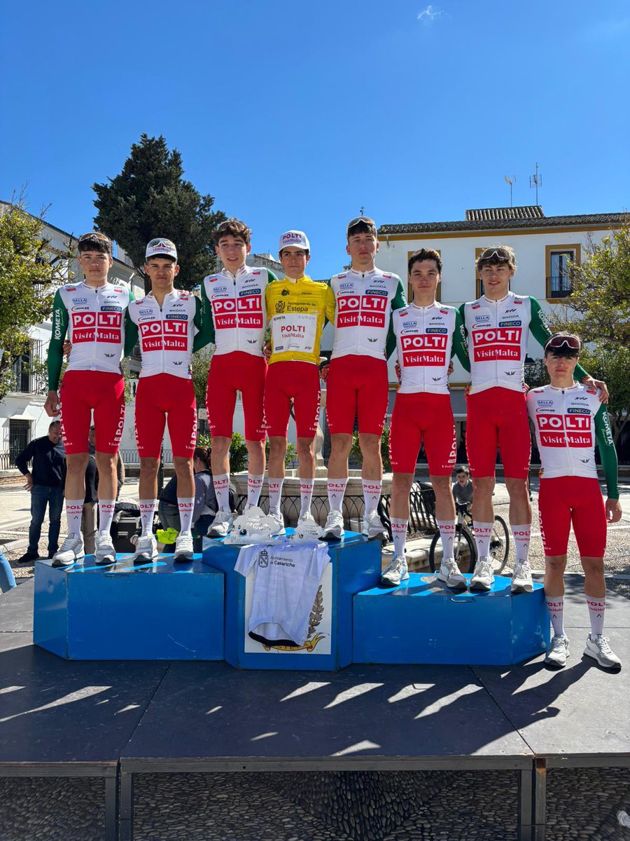 🟡 La general final de la Vuelta a Sevilla se la queda Aitor Mitxelena con una grandísima defensa del liderato en la segunda etapa y el triunfo por equipos 💪🏻