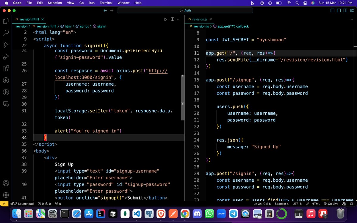 ayush_maan_'s tweet image. Finished building backend and connect it with frontend using axios.
@kirat_tw 

#javascript #Coding #SoftwareDeveloper #programming #nodejs