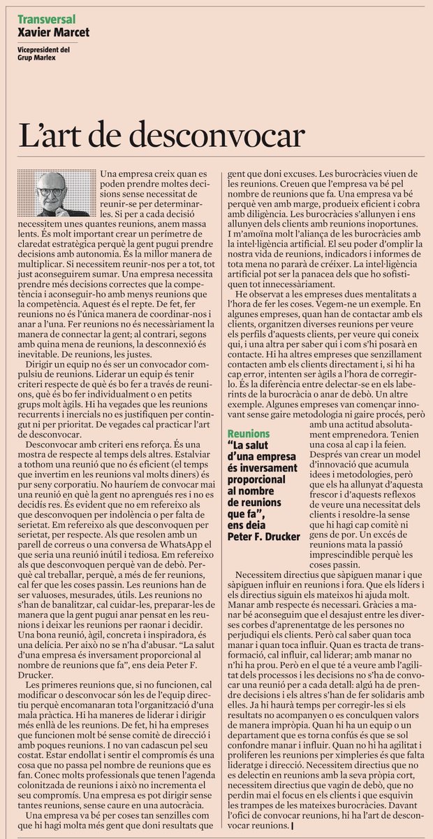 Xavier Marcet tweet media