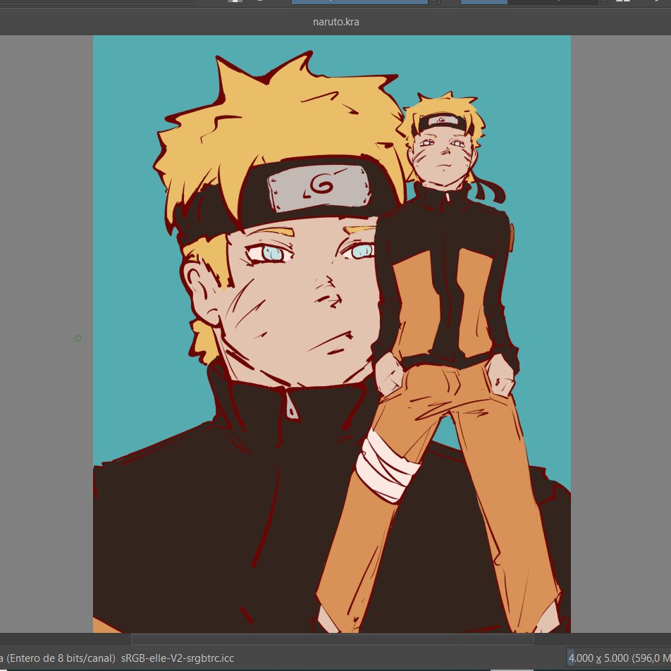 pik0apple's tweet photo. sin querer dibujé a naruto con pose d procer ... wip! https://t.co/9UiKxBeZgH