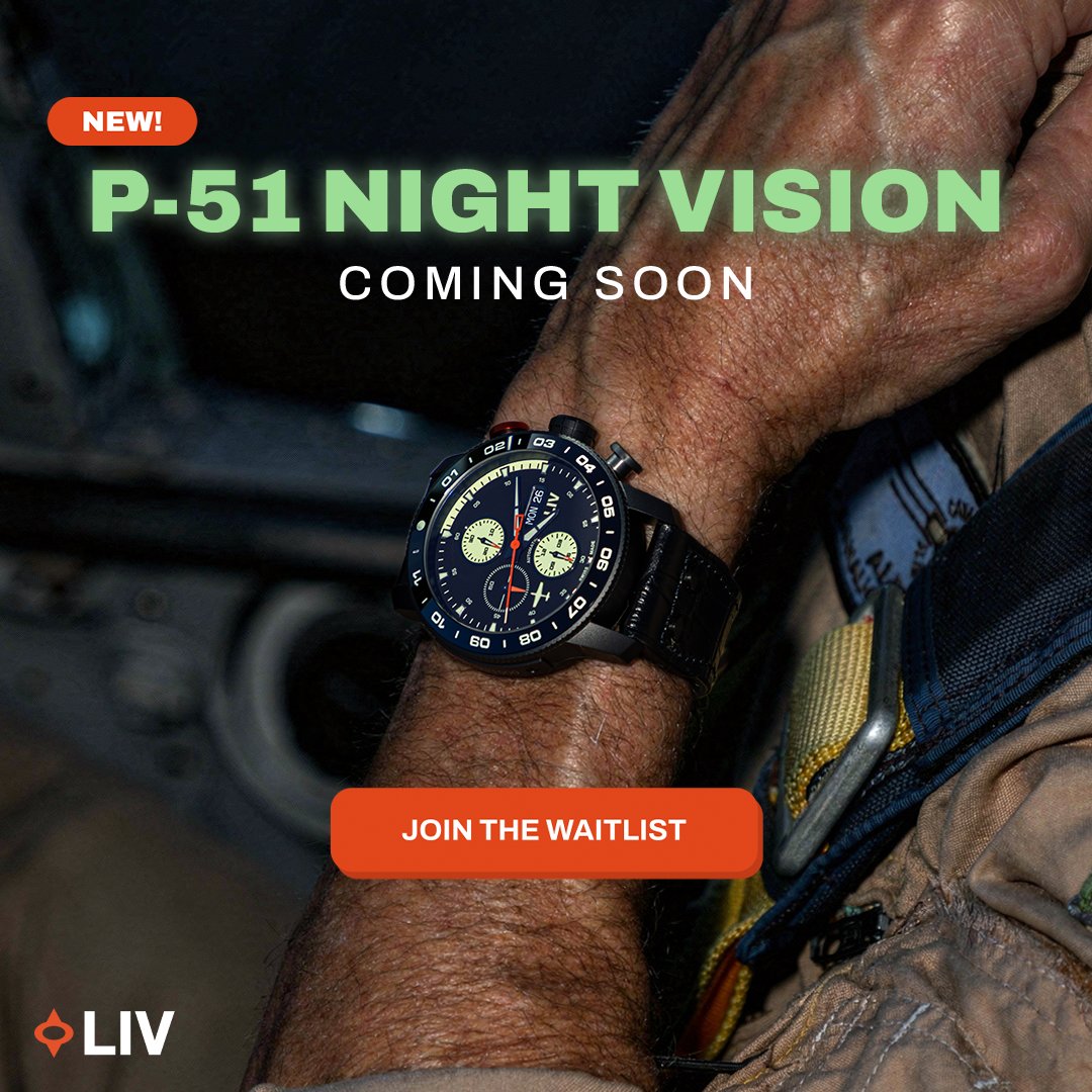 LIVwatches's tweet image. Inspired by aviation. Built for the dark.

You can't miss it.

👉 Waitlist here pulse.ly/etgcs0l8ak

#LIVWatches #WatchDrop