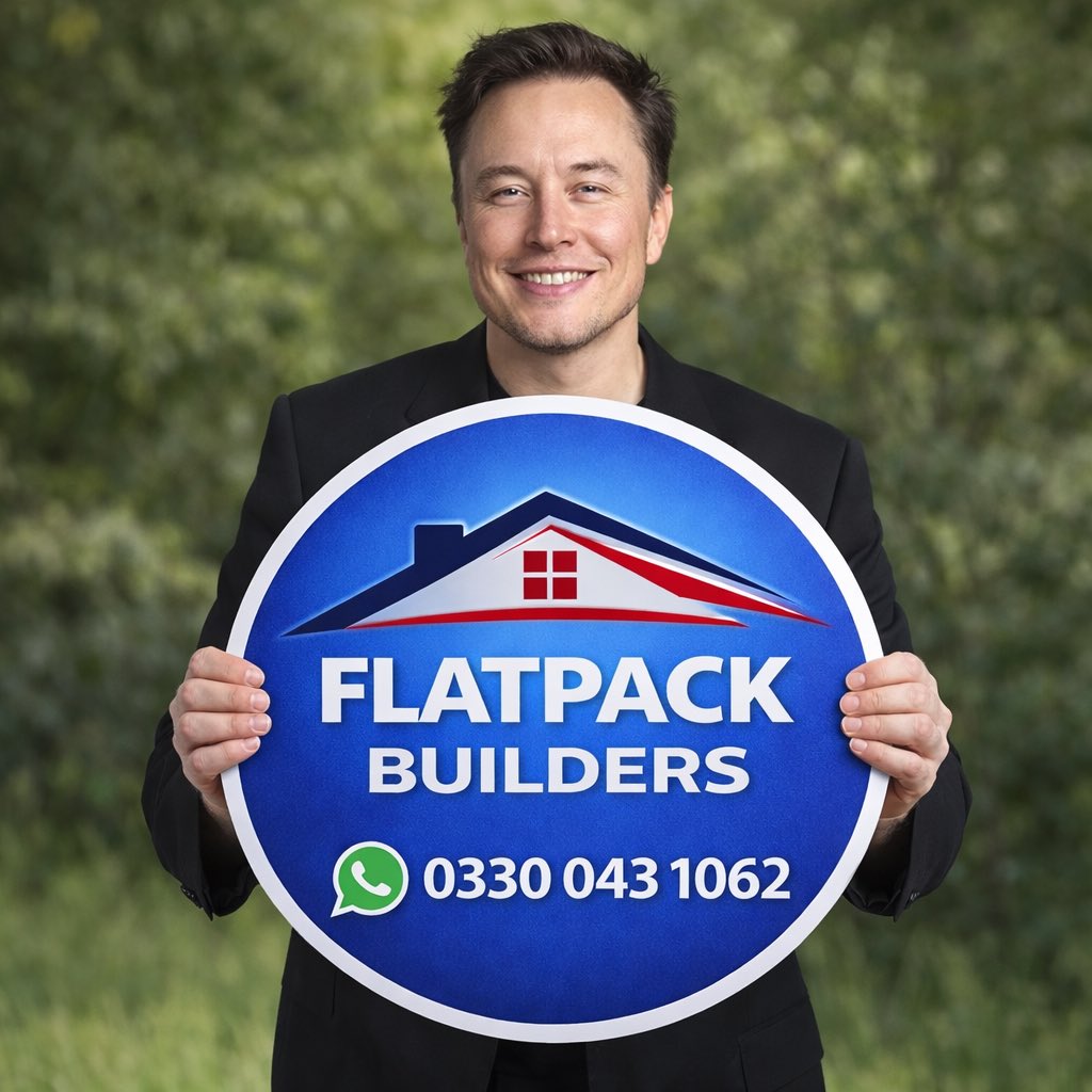 Flatpack builders tweet media