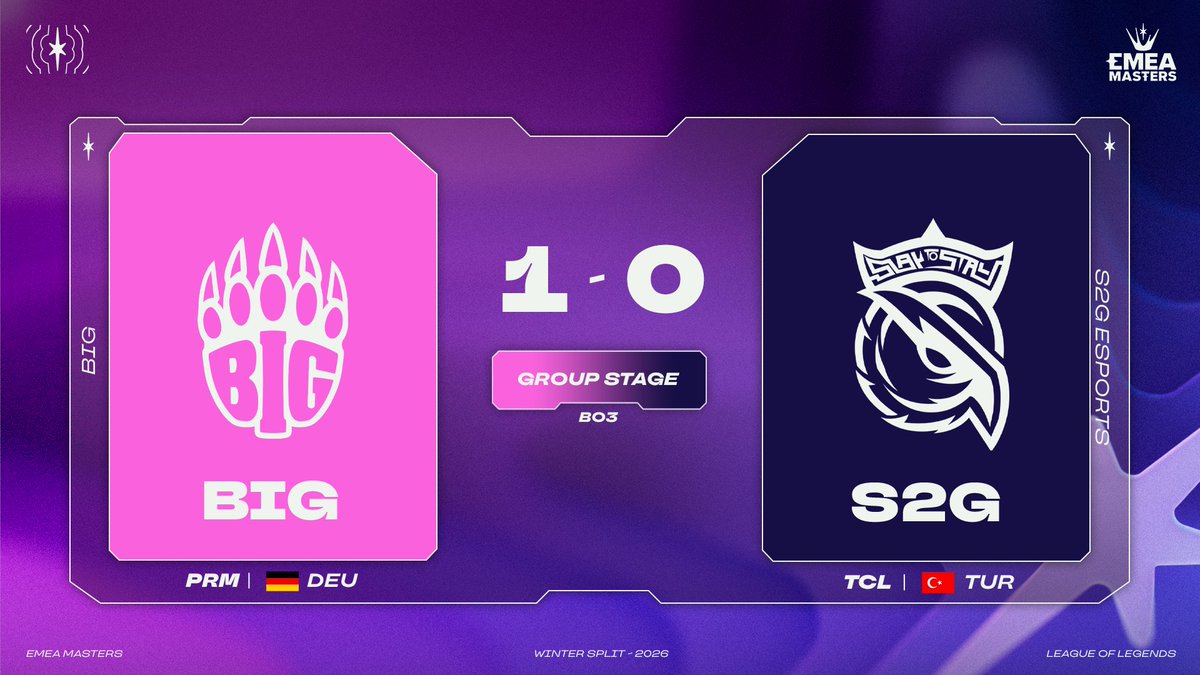 EMEA Masters tweet media