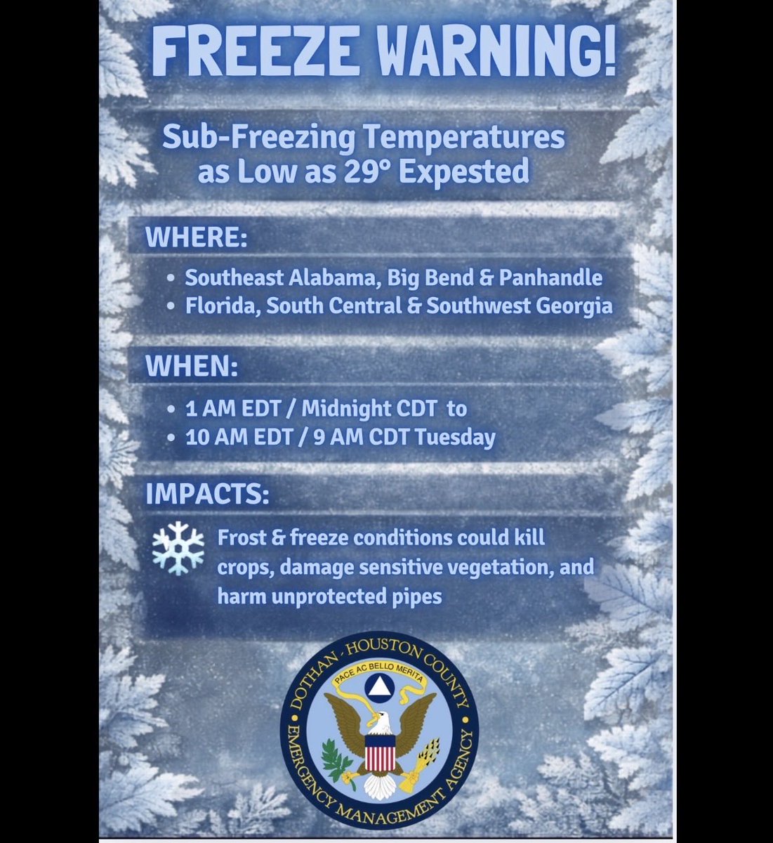 Dothan/HoustonCo EMA tweet media