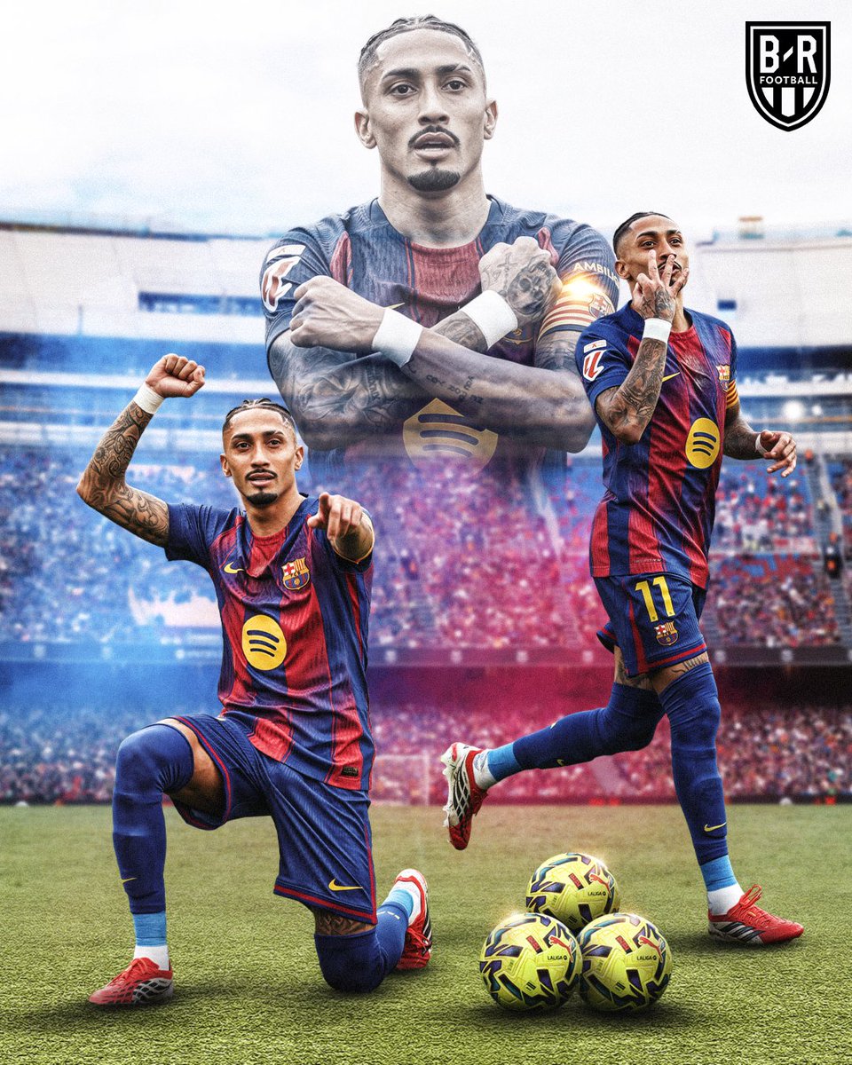 Captain Raphinha with a hat trick 🎩