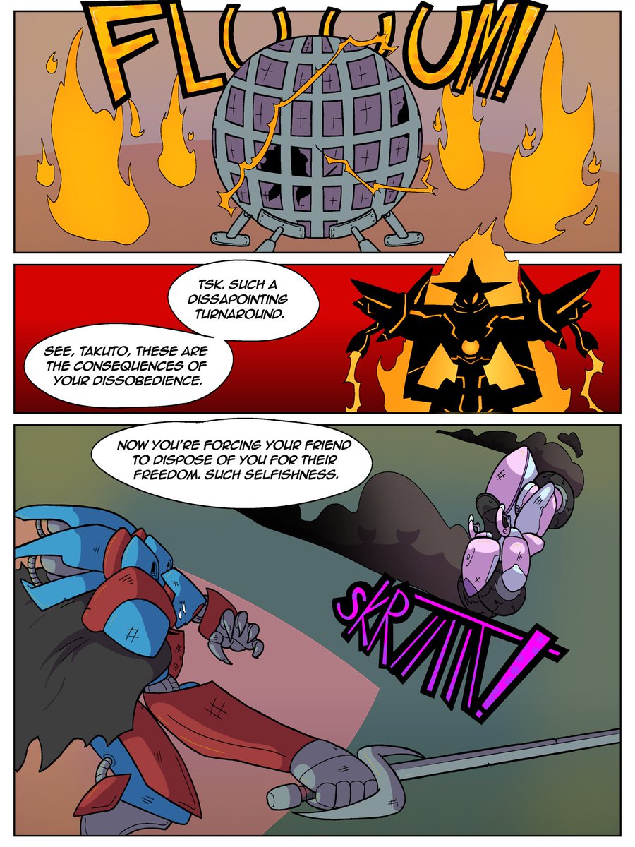 This time, <a href="/VickPhazon/">Flash</a> commisioned a comic page!! A pleasure working with 'em, as always.