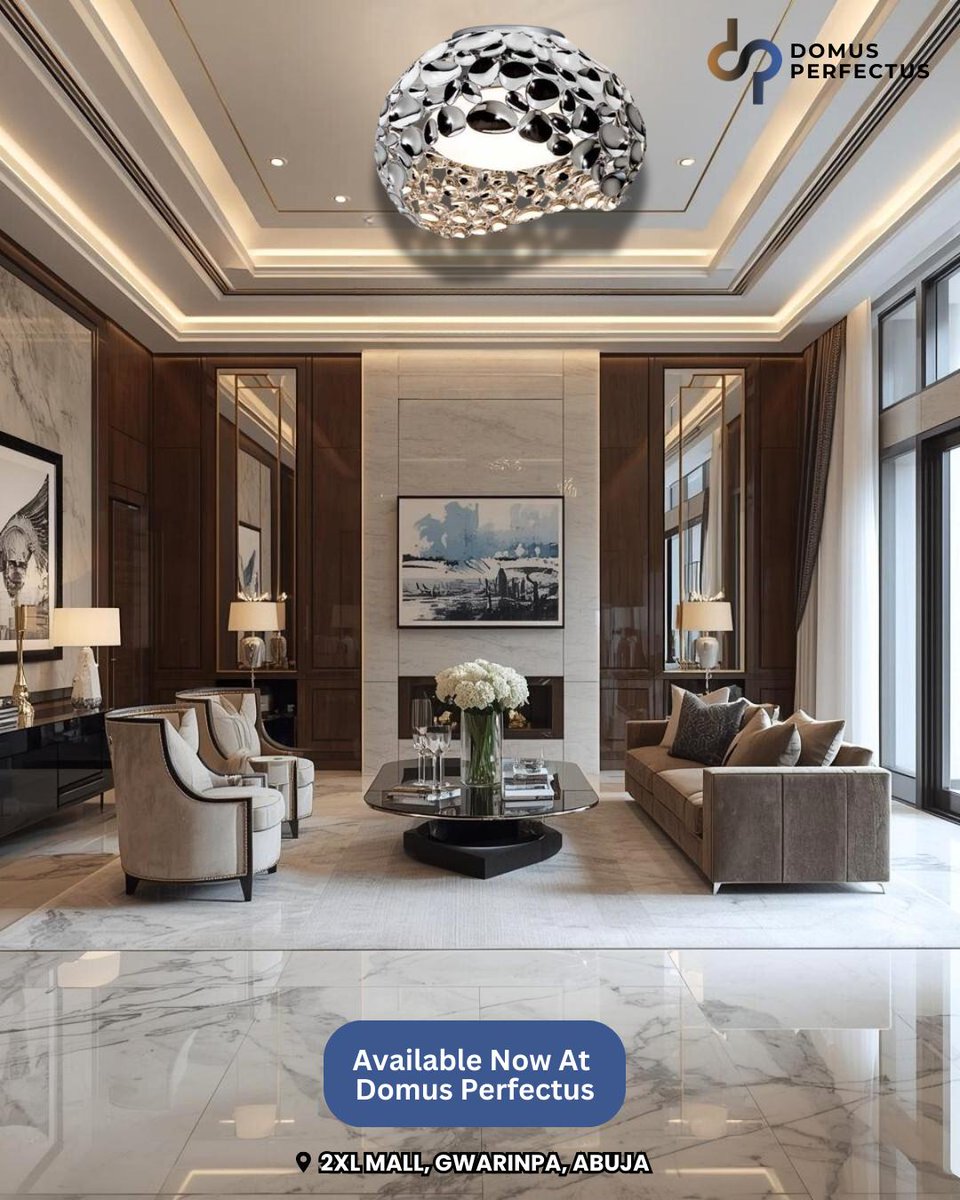 DomusPerfectus's tweet photo. 5 chromed metal lights. Acrylic diffuser for soft illumination. Adjustable height for flexible installation
Perfect for living rooms, dining areas, and modern interiors.
Available now at Domus Perfectus.
π 0701 382 8490
#DomusPerfectus
#CeilingLight
#ModernLighting https://t.co/0os3vG6fsP