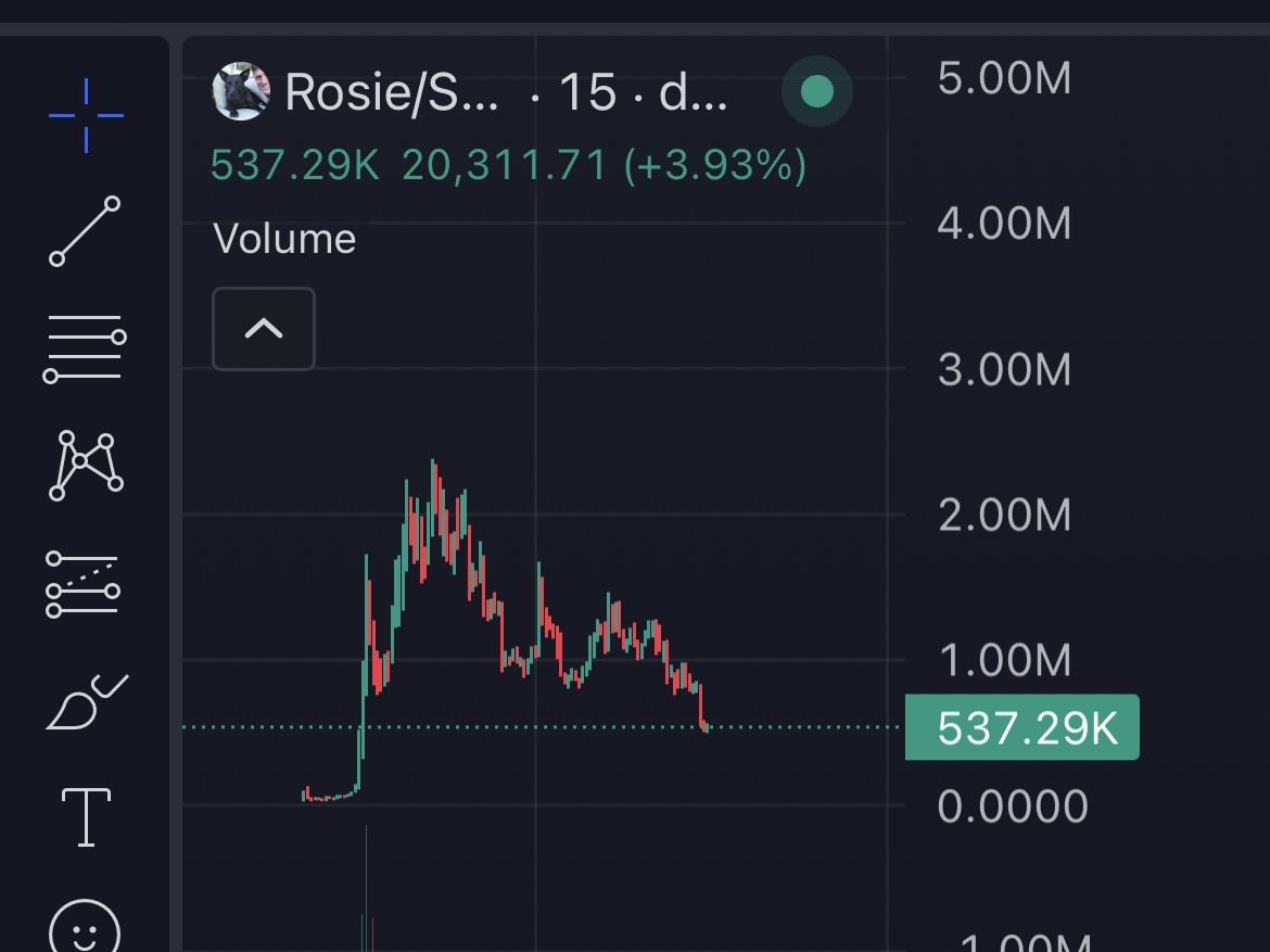 probably a good range on $ROSIE to start accumulating and logging off for a bit. 

i see this going major. ai animal. 

9QSjVAg5rDfBZPhvKwZcB63St3r6bqohP3Adurkjpump