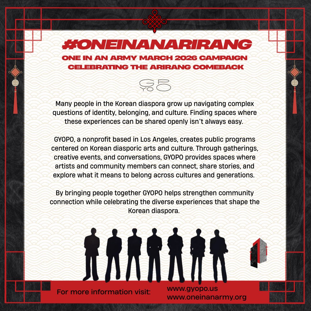 One in an ARMY Charity Project💜 tweet media