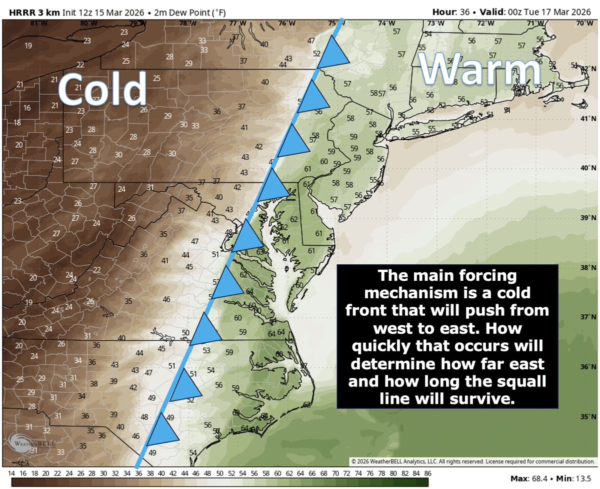 EAST COAST SEVERE WEATHER: MARCH 16 Folks, this is not a typical severe ...