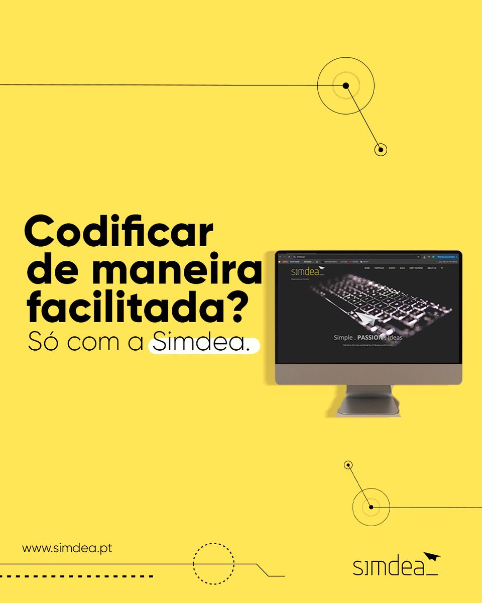 simdea_pt's tweet photo. Boas práticas de programação fazem toda a diferença no desenvolvimento de um software. 

Um código claro e bem estruturado facilita a colaboração entre equipas e garante soluções eficientes. 

Na Simdea, procuramos clarificar e melhorar a tua programação. 

👉Fala connosco https://t.co/aTl9vNad1i