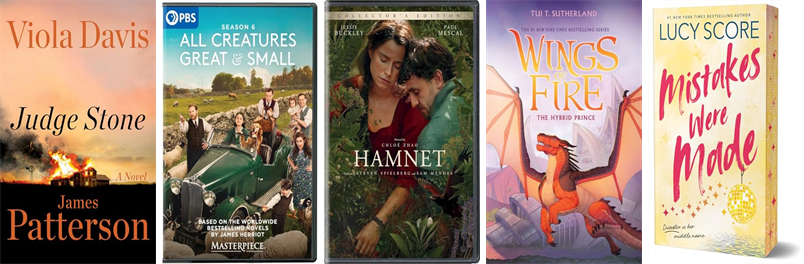 NesmithLibrary's tweet photo. This week the Nesmith Library has 121 new books and three new movies.  New items include Judge Stone. https://t.co/6HBSQeKZfC https://t.co/CfeeAcAkc1
