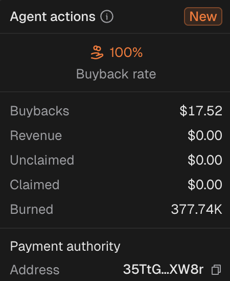 Looks good to me, seems like it's automatically claiming and buying too? 

Seems cheap here? 

9aCG8gH6vfmW2Md58JU6uQ2Y3MnrLpif9wqj3o8Gpump