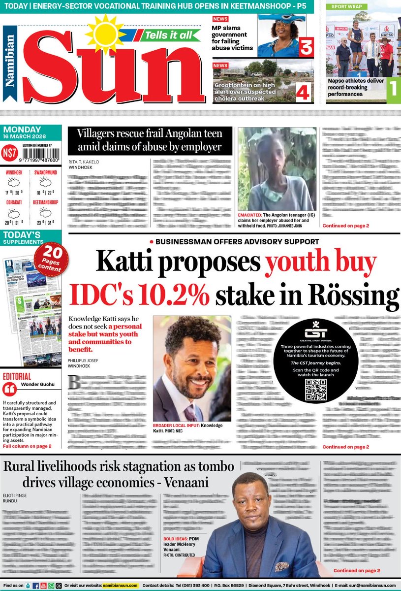 Namibian Sun tweet media