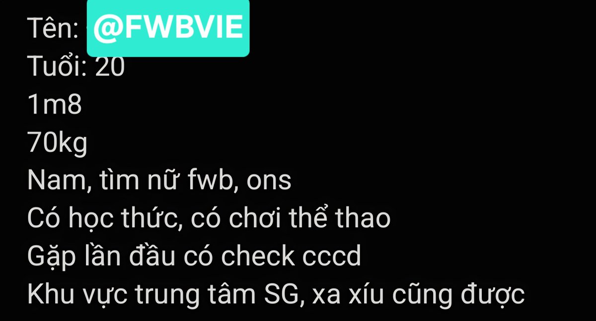 Cộng Đồng FWB Việt Nam( trang chính thức) tweet media