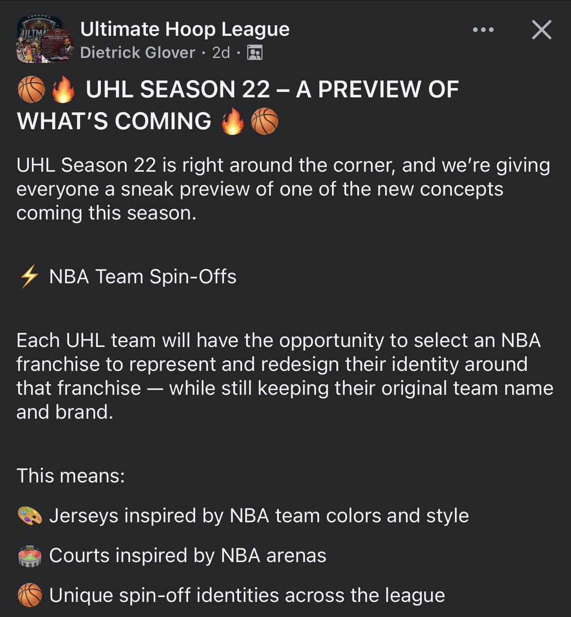 Ultimate Hoop League tweet media