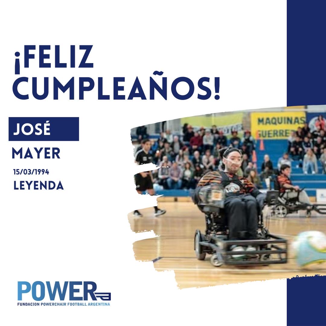 PowerchairFA's tweet photo. ¡Feliz cumpleaños, José “Pepe” Mayer, leyenda de Powerchair Football!

#SomosPower #PanterasPowerBA https://t.co/SwdmWmlHl8
