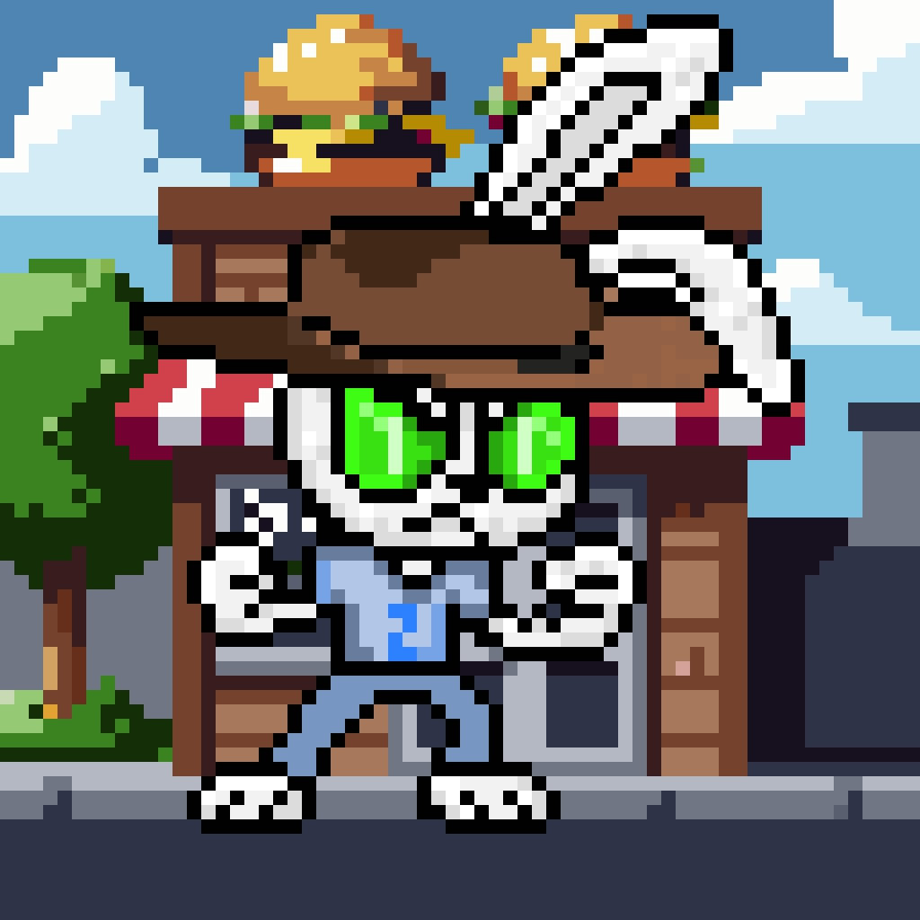 PixelBunnyPunks's tweet photo. Green eyes
Undead style
Still legendary 🐰💚 https://t.co/VluO9fCtIN