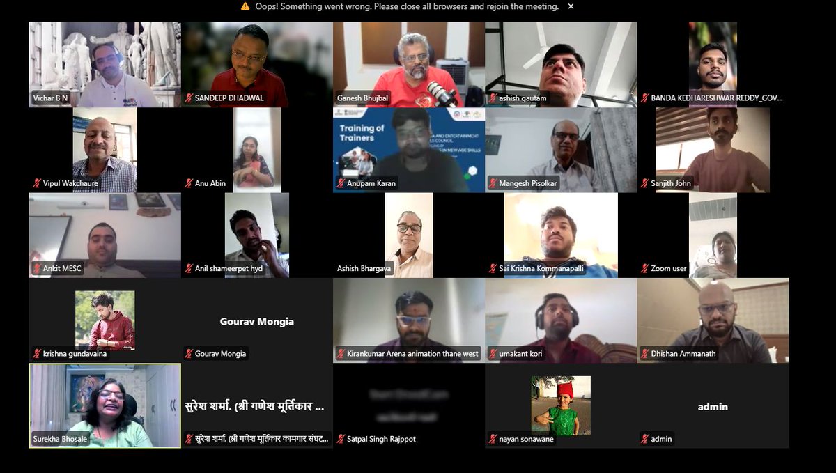 vicharbn's tweet photo. 📷 When storytelling meets learning, training becomes an experience.
I’m happy to share that I was invited to conduct a online session with Media & Entertainment Skills Council (MESC India) in collaboration with Wacom. as part of the Empowering  Training on the Trainer Upskilling Programme Across the Country workshop.
The session explored how the timeless concept of Navarasa and the power of visual composition can transform training into something far more engaging than information delivery ,turning it into a memorable learning journey.
In today’s evolving learning ecosystem, trainers are not just instructors; they are storytellers, designers of experience, and catalysts for creative thinking.
📷 Highlights from the session:
• Exploring Navarasa as a storytelling tool in training
• Understanding visual composition as a language of communication
• Applying creative thinking across digital and interdisciplinary domains
• Designing more engaging and emotionally connected learning experiences
It was truly inspiring to interact with hundreds of trainers from diverse digital domains, all eager to experiment, reflect, and discover new ways to make their sessions more impactful.
Grateful for the opportunity to contribute to a community that is shaping the future of creative education and skill development in India.
#MESC #AVGC #AVGCXR #DigitalIndia #SkillIndia #IndiaSkills #CreativeEducation #Storytelling #Navarasa #TrainerDevelopment #LearningExperience #Animation #VFX #Gaming #CreativeSkills #GovernmentOfIndia