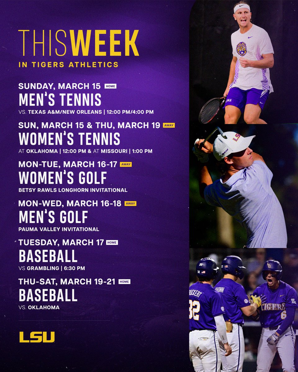 LSU Tigers tweet media