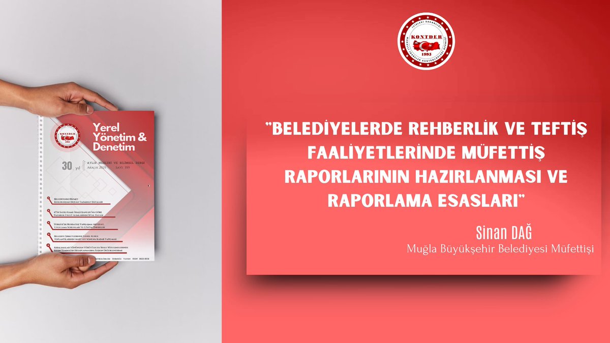 Mahalli İdareler Kontrolörleri Derneği tweet media