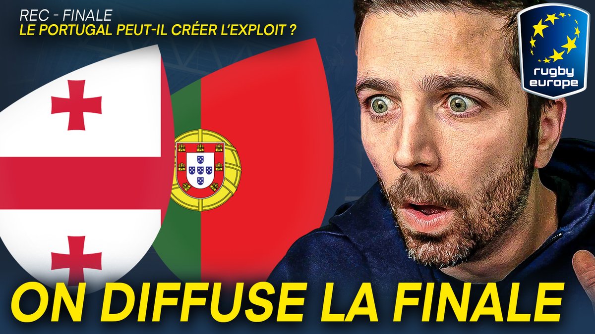AymericMilan's tweet photo. ON A LES DROITS de la FINALE du REC 2026 !
ON DIFFUSE ce dimanche:
18h45 - GÉORGIE v PORTUGAL

Des Portugais ultra solides défensivement et très efficaces sur chaque turnover (merci Marta) affrontent les tenants du titre géorgiens. Beaucoup de têtes connues du Top 14 / Pro D2 : Niniashvili, Melikidze, Saginadze, Gorgadze…

Sur ma chaine Twitch uniquement ! (recherchez PoneeeyClub)

Merci @rugby_europe #AllezLeRugby #Rugby #REC2026
